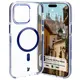 Bizon Case Marco Apple iPhone 14 Pro Max clear with blue frame