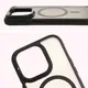 Bizon Case Eclipse Apple iPhone 14 Pro smoky with a black frame