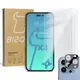 BIZON 3x screen glass + camera glass Apple iPhone 14 Pro
