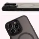 Bizon Case Eclipse Apple iPhone 14 Pro Max smoky with a black frame