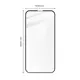 Bizon Glass Edge 2 Apple iPhone 14 Plus / 13 Pro Max black