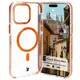 Bizon Case Marco Apple iPhone 14 Pro Max clear with orange frame