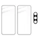 BIZON Edge 2 2x screen glass + camera glass Samsung Galaxy S23