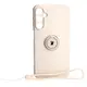 Bizon Case Silicone Ring Sq Samsung Galaxy A24 beige