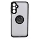 Bizon Case Hybrid Ring Samsung Galaxy A24 4G smoky with a black frame
