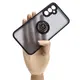 Bizon Case Hybrid Ring Samsung Galaxy A24 4G smoky with a black frame