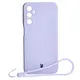 Bizon Case Silicone Samsung Galaxy A24 4G light purple