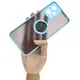 Bizon Case Hybrid Ring Xiaomi Poco X5 / Redmi Note 12 5G smoky with a light blue frame