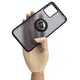 Bizon Case Hybrid Ring Motorola Moto G13 / G23 / G53 5G smoky with a black frame