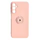 Bizon Case Silicone Ring Sq Samsung Galaxy A24 light pink