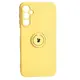 Bizon Case Silicone Ring Sq Samsung Galaxy A24 yellow