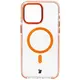 Bizon Case Marco Apple iPhone 15 Pro Max clear with orange frame