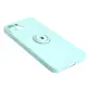 Bizon Case Silicone Ring Sq Apple iPhone 15 Plus turquoise