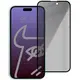 Bizon Glass Edge Shadow Apple iPhone 15 Plus tinted with a black frame