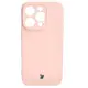 Bizon Case Silicone Apple iPhone 15 Pro light pink