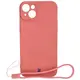 Bizon Case Silicone Apple iPhone 15 Plus dirty pink