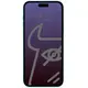 Bizon Glass Edge Shadow Apple iPhone 15 Pro Max tinted with a black frame