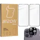 BIZON Edge 2x screen glass + camera glass Apple iPhone 15 Pro Max