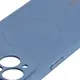 Bizon Case Silicone Magnetic Apple iPhone 15 navy blue