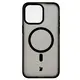 Bizon Case MatteO Apple iPhone 15 Pro Max transparent with black frame