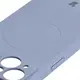 Bizon Case Silicone Magnetic Apple iPhone 15 grey