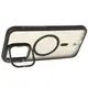 Bizon Case Eclipse Apple iPhone 15 Pro Max smoky with a black frame