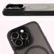 Bizon Case Eclipse Apple iPhone 15 Pro smoky with a black frame
