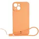 Bizon Case Silicone Apple iPhone 15 orange