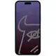 Bizon Glass Edge Shadow Apple iPhone 15 Pro tinted with a black frame