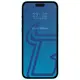 BIZON Edge 2x screen glass + camera glass Apple iPhone 15 Pro Max