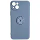 Bizon Case Silicone Ring Sq Apple iPhone 15 Plus grey