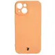 Bizon Case Silicone Apple iPhone 15 orange