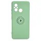 Bizon Case Silicone Ring Sq Xiaomi Redmi 12C light green