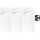 BIZON Clear 3x screen glass + camera glass Xiaomi Redmi 12