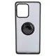 Bizon Case Hybrid Ring Motorola Edge 40 Pro smoky with a black frame