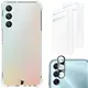 Bizon Case Clear Pack case + 2x screen glass + lens glass Samsung Galaxy A05s clear