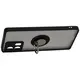 Bizon Case Hybrid Ring Motorola Edge 30 Fusion smoky with a black frame