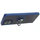 Bizon Case Hybrid Ring Motorola Edge 40 Pro smoky with a navy blue frame