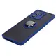Bizon Case Hybrid Ring Motorola Edge 40 smoky with a navy blue frame