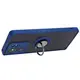 Bizon Case Hybrid Ring Motorola Edge 40 smoky with a navy blue frame