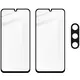 BIZON Edge 2x screen glass + camera glass Samsung Galaxy A15 4G/5G