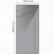 Bizon Glass Edge Shadow Samsung Galaxy S24 Ultra tinted with a black frame
