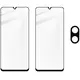 BIZON Edge 2x screen glass + camera glass Redmi 13C / Poco C65