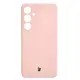 Bizon Case Silicone Sq Samsung Galaxy S24 Plus light pink