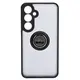 Bizon Case Hybrid Ring Samsung Galaxy S24 Plus smoky with a black frame