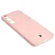 Bizon Case Silicone Sq Samsung Galaxy S24 Plus light pink