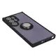 Bizon Case Hybrid Ring Samsung Galaxy S24 Ultra smoky with a black frame