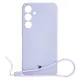Bizon Case Silicone Sq Samsung Galaxy S24 Plus light purple