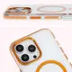 Bizon Case Marco Apple iPhone 16 Pro clear with orange frame