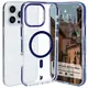 Bizon Case Marco Apple iPhone 16 Pro Max clear with blue frame